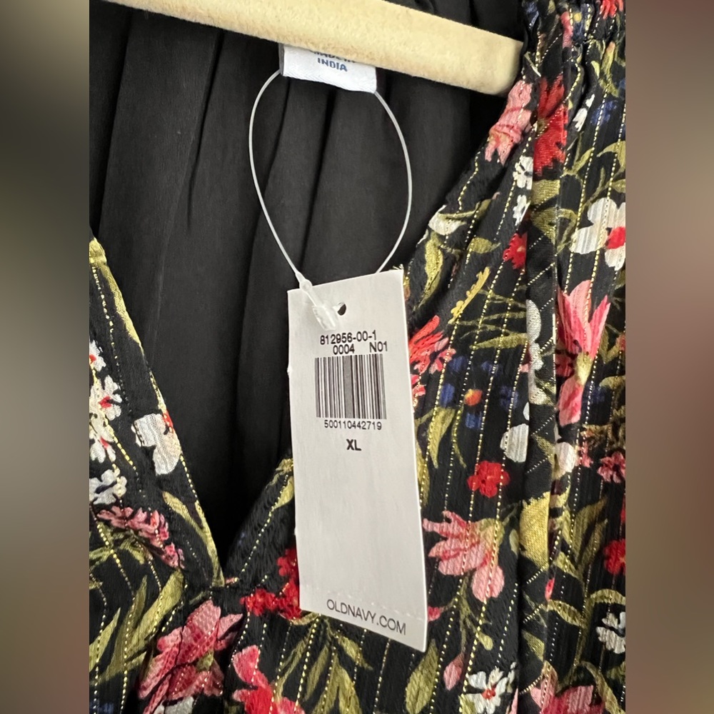 Old Navy Waist-Defined Shine Mini Dress new with tags size xl - Picture 2 of 5